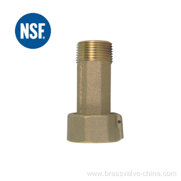 Forging brass water meter fitting/gasket